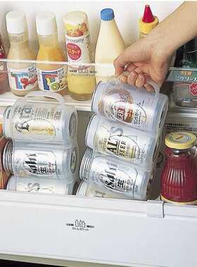 refrigerator glass storage container box organizer cola can