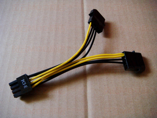 ¡ïÍêÖÎÎÝ¡ï »Ê¹Ú ´ó4pin ת ÏÔ¿¨ 8PIN ¹©µçת½ÓÏß