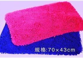 双冠正品吉安达超细纤维绳尾脚垫5.3折70*43CM地门垫防滑柔软舒适
