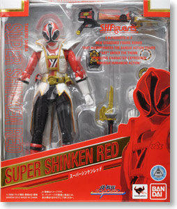 【孩仕宝】玩具模型 侍战队真剑者 超级真剑红 志叶丈瑠 shf 人偶