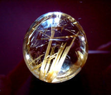 天然水晶A级椭圆形吊坠