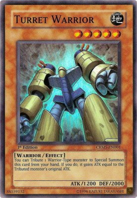 游戏王 美版 正版 - 炮塔战士 Turret warrior/面闪/CRMS