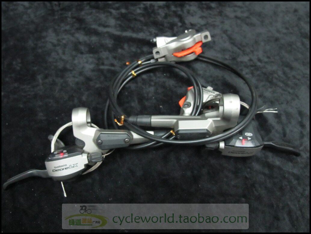 SHIMANO禧玛诺 DEORE LX ST-M585 BR-M585 联体指拨 双控油压碟刹