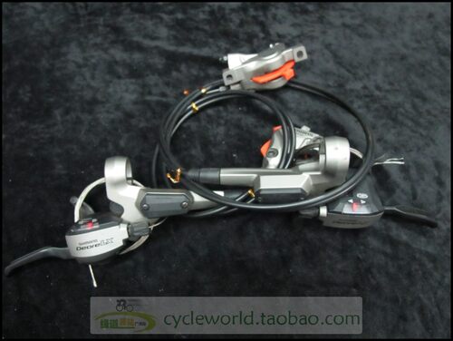 SHIMANO禧玛诺 DEORE LX ST-M585 BR-M585 联体指拨 双控油压碟刹