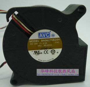 原装 AVC BA06025B24H DC24V 0.3a 6CM 6025 涡轮风扇 鼓风机