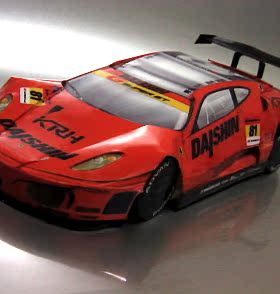 【新翔精品纸模型】法拉利  F430超级跑车 汽车模型