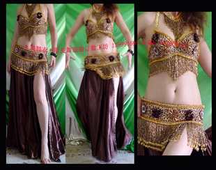 专业订做 肚皮舞服装 咖啡04 狂热激情 鸿舞衣