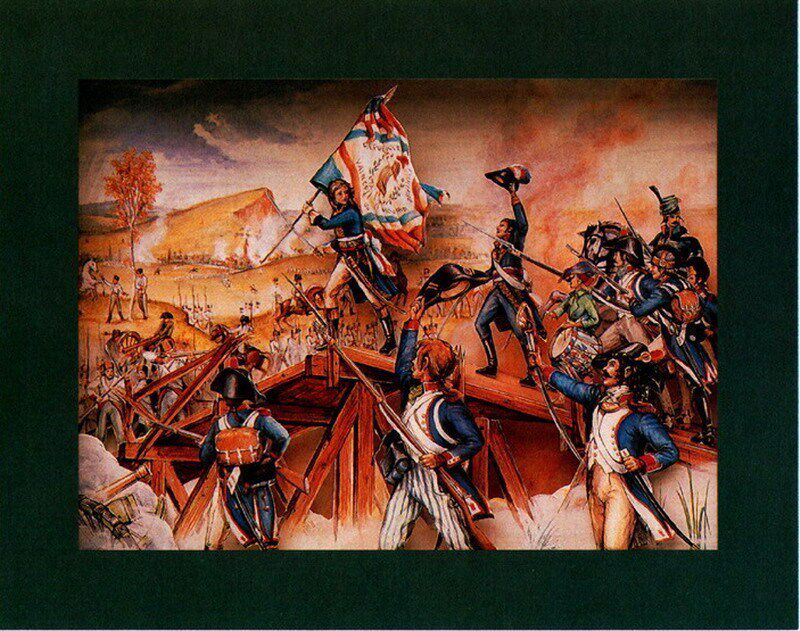 【新翔精品纸模型】拿破仑波拿巴战争立体画模型 油画画作 diy