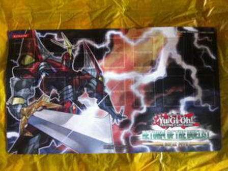 游戏王 美版 正版 - 英豪 断钢剑王/卡垫 playmat/橡胶/801体验会