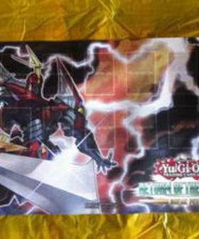 游戏王 美版 正版 - 英豪 断钢剑王/卡垫 playmat/橡胶/801体验会