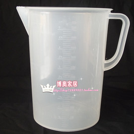 大量杯5000ml塑料量杯 烧杯加厚量杯测量杯容量杯实验耗量杯