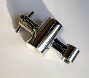 淋浴套管滑套式花洒夹/花洒座 淋浴管杆花洒支架 适用管径25mm