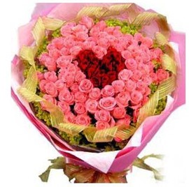 惠州鲜花店送花粉玫瑰花束淡水鲜花惠州鲜花生日鲜花同城配送鲜花