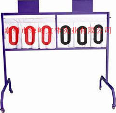 移动计分架/篮球比赛记分器翻分牌计分牌/六位记分牌/包邮