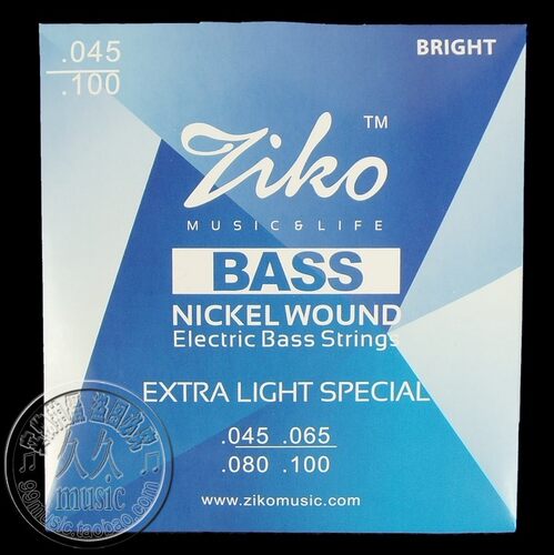 四皇冠正品 特价包邮〓香港ZIKO 立欧 高级电贝司琴弦045-100贝斯