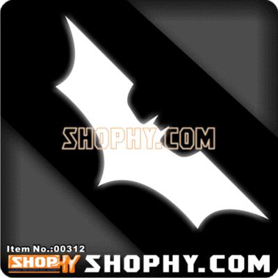 汽车踏板车贴纸3M反光贴00312蝙蝠侠BATMAN