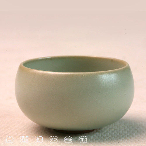 台湾老衡连汝窑杯 絕版汝窑开片小圆杯 收藏品與君共賞 非賣品