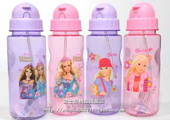 芭比防漏水瓶吸管杯