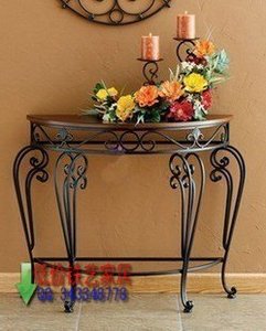 有货/特价※铁艺桌子%%%%铁艺玄关桌/铁艺半圆桌厂家直销