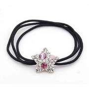 B017 good jewelry Korea rhinestone hair tie-rope hair accessories alloy buckle diamond starfish