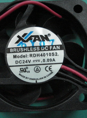 原装新瑞联4010 RDH4010S2 DC24V 0.09A 4cm变频器风扇