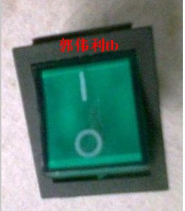 创业牌船型开关  xw604大六脚带灯开关  铜腿 一盒50只 皇冠卖家