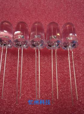 10MM LED 超高亮白发蓝色发光二极管