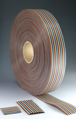 彩虹排线 2.54杜邦彩排线40p铜芯环保