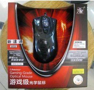 正品力胜L7-95三档变速炫酷光电游戏鼠标