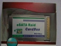 NECXG  PCMCIA转 ESATA卡VT6421A蕊片不露头