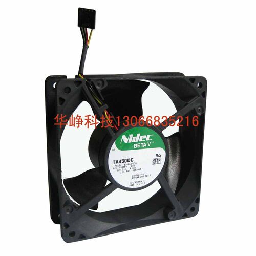 原装 NIDEC TA450DC B34262-57A 12038 DC12V 0.8A服务器风扇