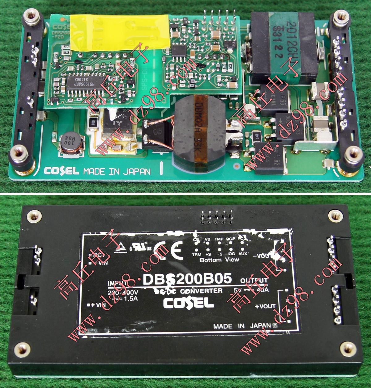 日本COSEL DBS200B05电源模块 输入200V-400V 输出5V 40A
