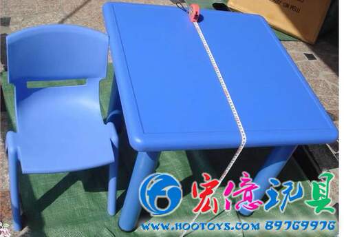 宏亿高品质幼儿桌椅儿童塑料桌幼学习桌正方桌进口塑料