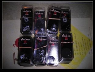 拔片 1.0 吉他弹片 0.73 0.5小水滴拨片 12片一盒可选 jackson
