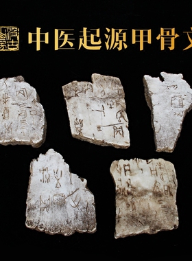 起源甲骨文中医馆仿古风复制摆件