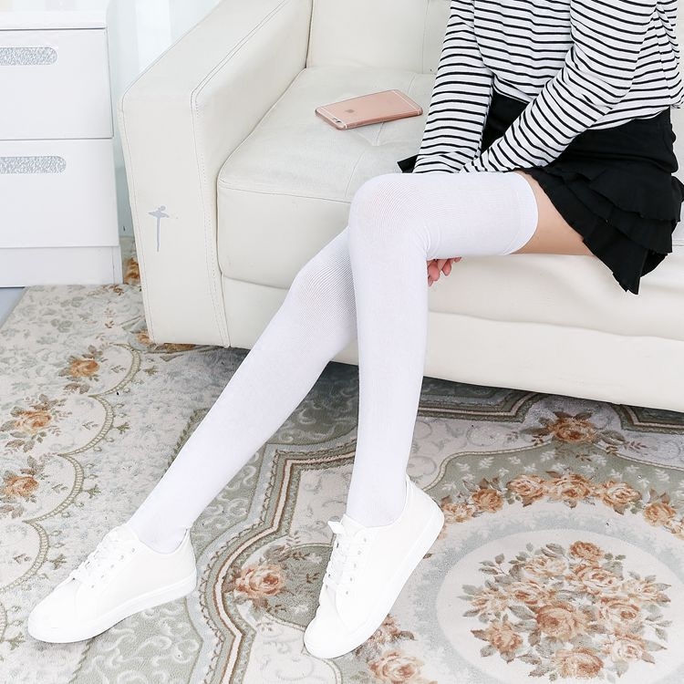 大童女童长筒袜过膝袜
