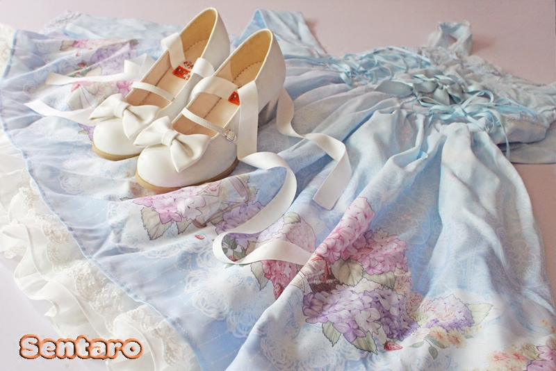 太郎草莓可可原创低跟女鞋