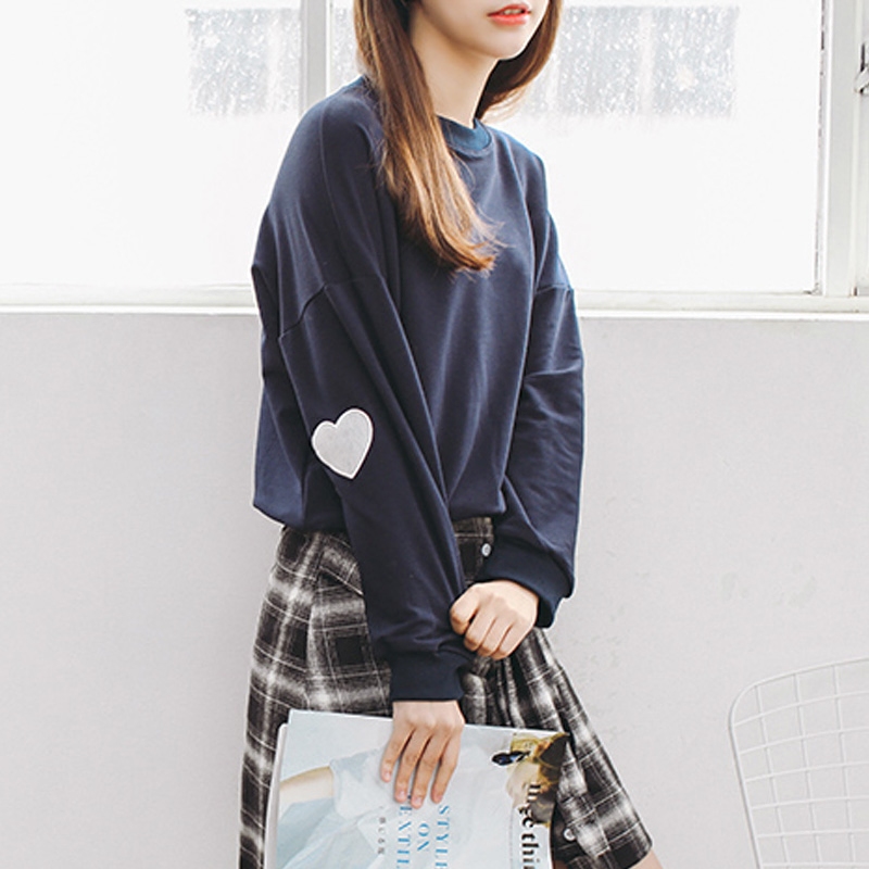 Big size dress Korean Edition Trend lovely girl college Long sleeve 2018 Add fertilizer XL student A-155in the Women's clothing/Boutique , Large size women  category - from Buy2taobao.com to provide professional Taobao agent buy service