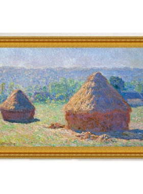 餐厅卧室美式风莫奈装饰画挂画