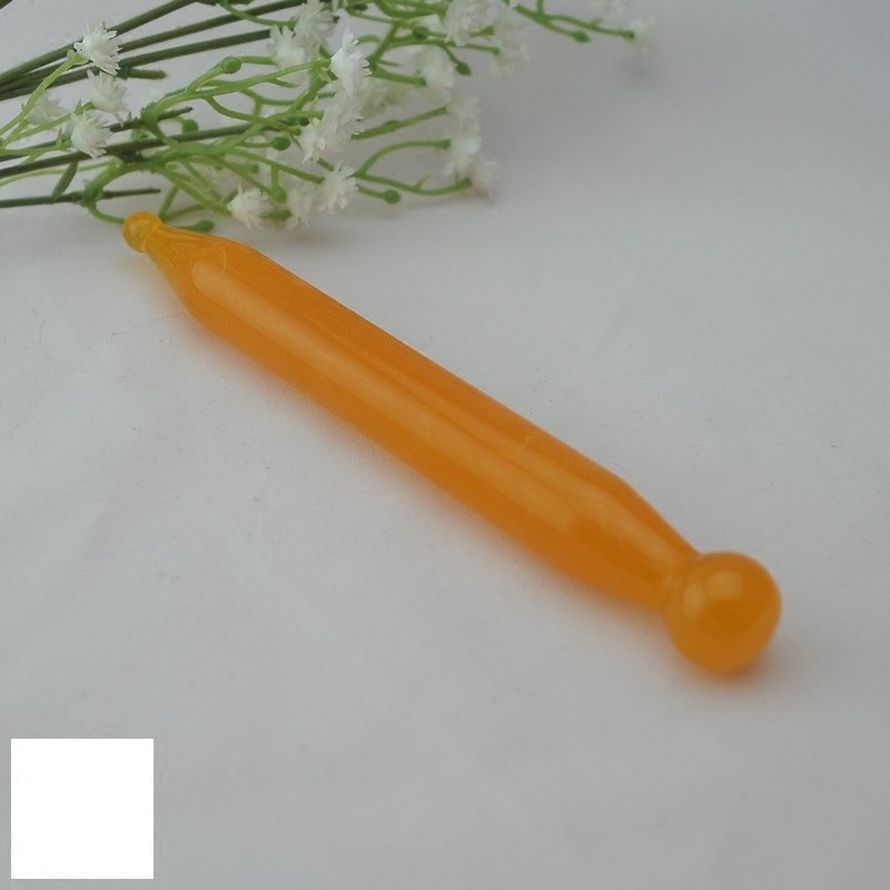 大笔形 小笔形 拨金棒 黄色面部美容刮痧点穴棒现货包邮两种任选