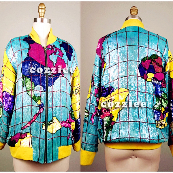 vintage主题图案构思古着棒球服