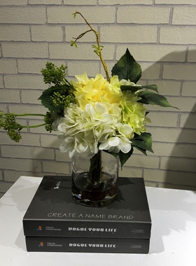 绣球成品仿真茶几卫生间装饰花艺
