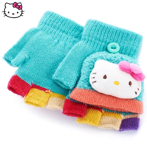 Gants pour fille HELLO KITTY en acrylique - Ref 2150219 Image 5
