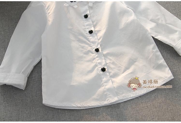 Chemise fille à manche longue - Ref 2087986 Image 5
