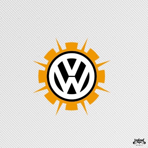 tlp镂空车贴 大众汽车标logo 遮瑕贴行李箱笔记本贴电脑机箱贴