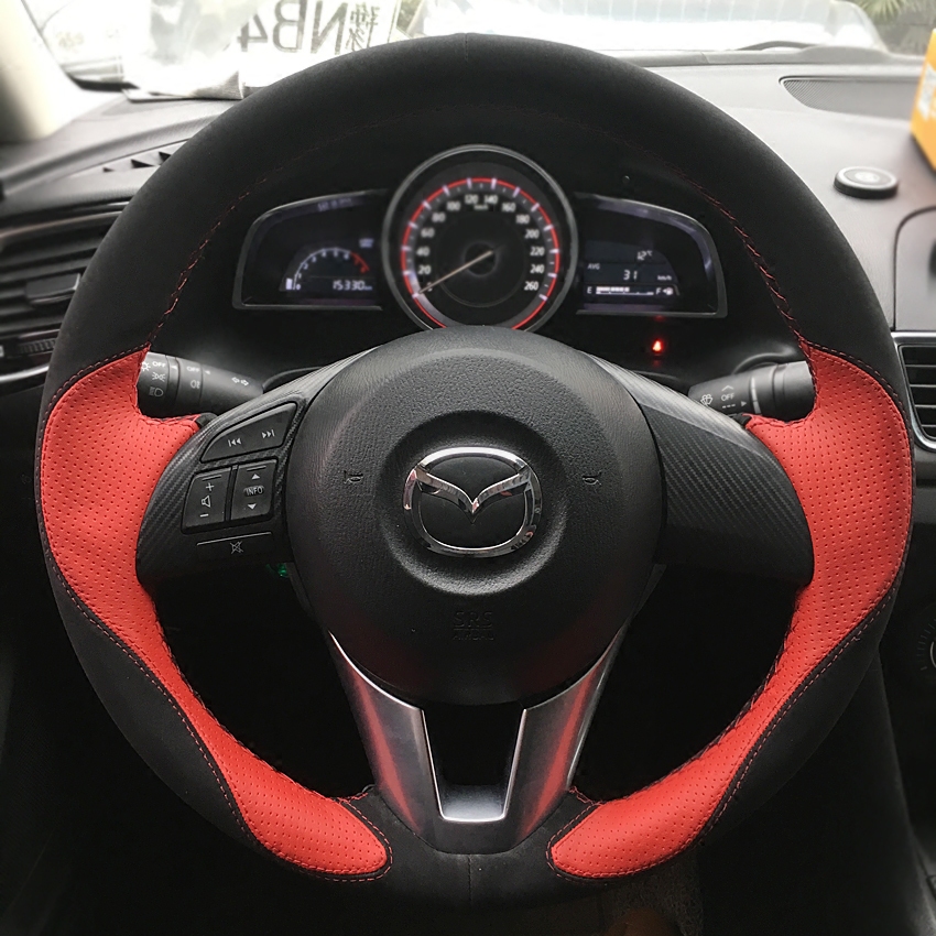 馬自達3昂科塞拉阿特茲6/MX5睿翼CX4星騁CX5CX7真皮手縫方向盤套在類目 汽車/用品/配件/改裝, 汽車用品/內飾品, 方向盤套中 - 來自Buy2taobao.com提供專業的淘寶代購服務