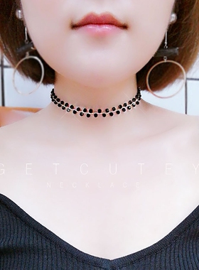 choker联合格韩国百搭锁骨链