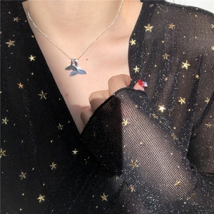 前任3林佳同款海豚鱼尾项链