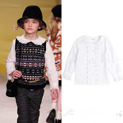 Chemise fille à manche longue - Ref 2085718 Image 1