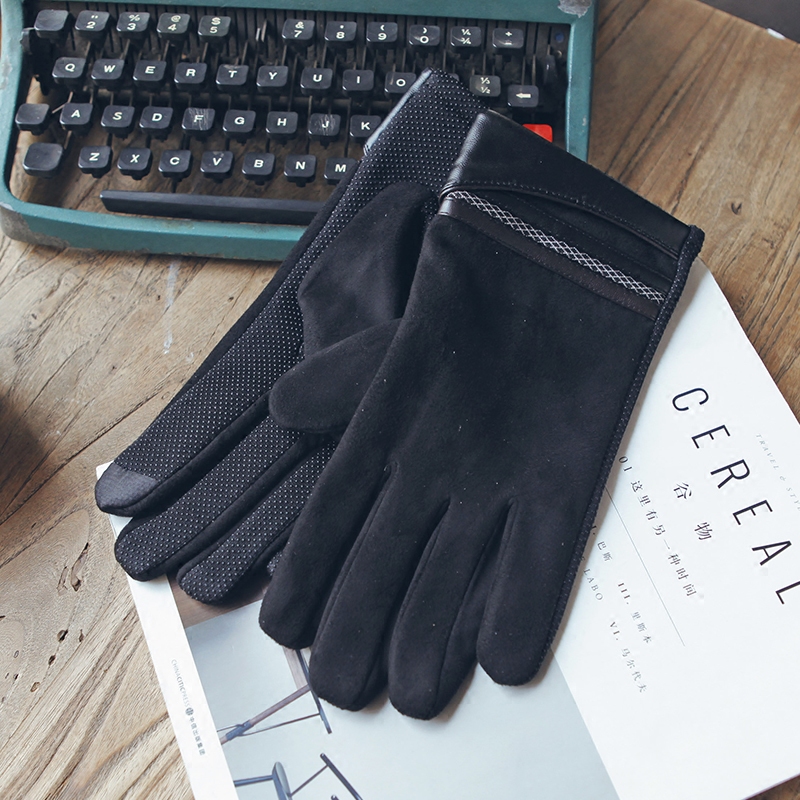 Gants pour homme en velours - Ref 2782571 Image 3